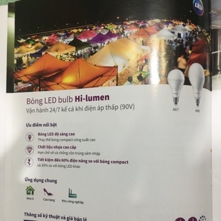 Đèn bulb led hilumen 20w