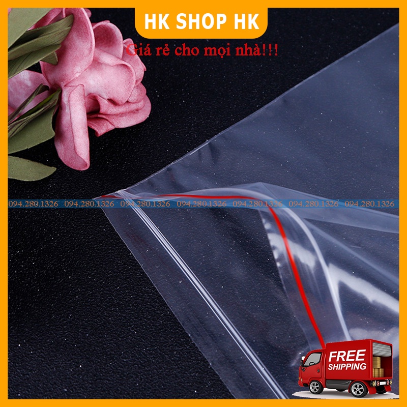 Túi zip chỉ đỏ (zip PE, zip lock, zip viền đỏ)