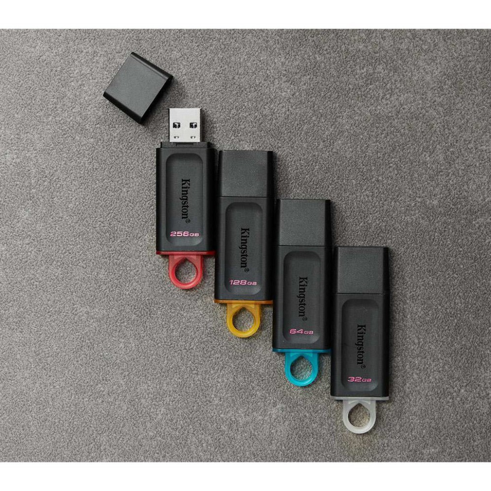 USB 3.2 Gen 1 Kingston DataTraveler Exodia DTX 64Gb DTX/64GB thời trang với nắp bảo vệ và móc khóa màu sắc