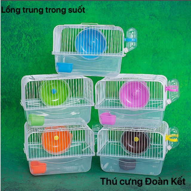 Lồng hamter trung khay cao trong