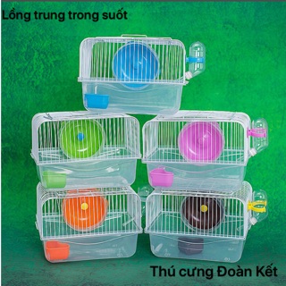 Lồng hamter trung khay cao trong
