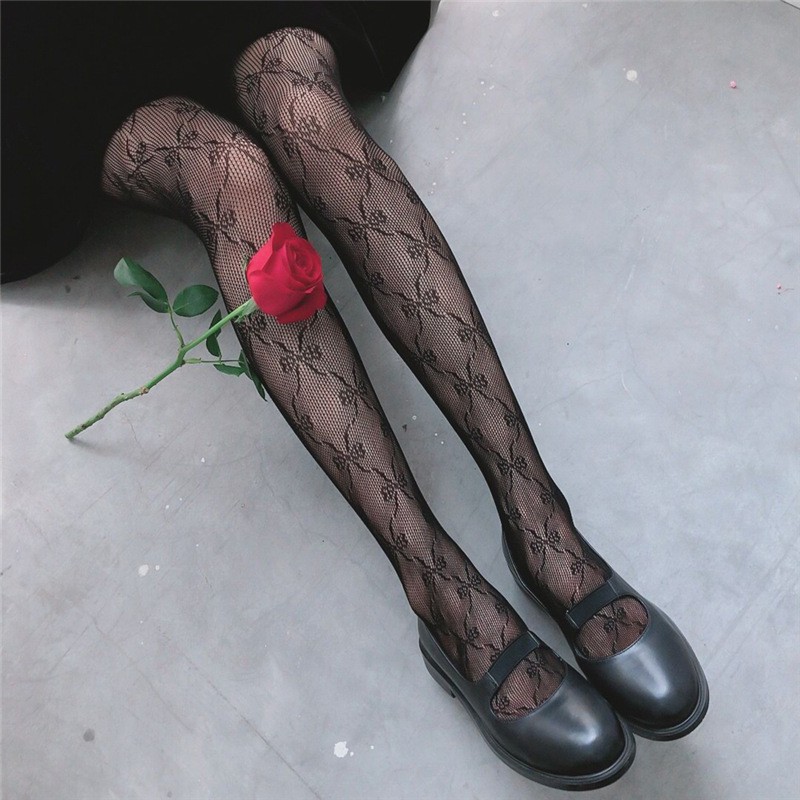 Quần tất Leosoxs mềm mại họa tiết bướm phong cách lolita gợi cảm thời trang cho nữ