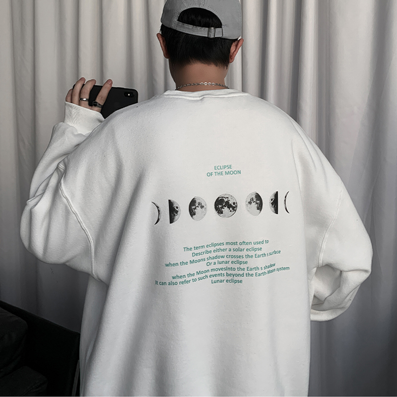 Áo thun tay dài dáng rộng thời trang đa phong cách dành cho nam