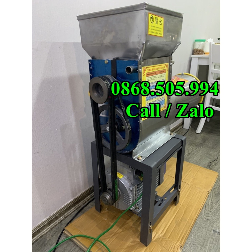 Máy xay vắt sẵn dây tươi, xay nghiền nghệ tươi liên hoàn công suất 200kg/h động cơ 2,2KW
