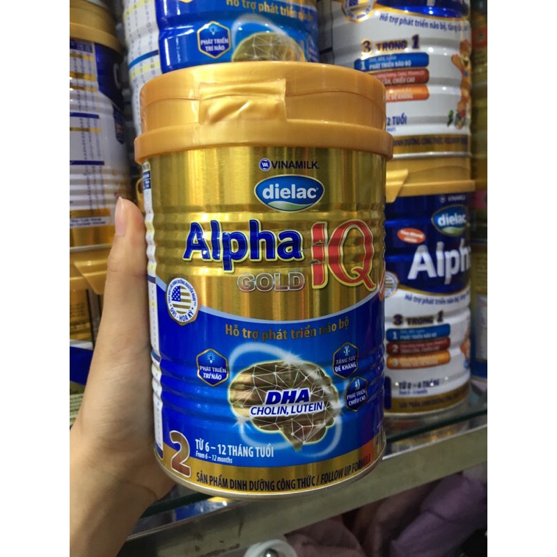 Sữa dielac Alpha Gold IQ số 1,2,3 400g