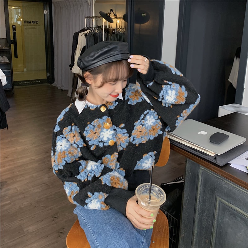 ORDER- ÁO KHOÁC NỈ THÊU HOA DÀY