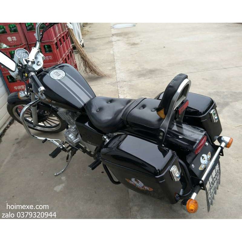 Cặp thùng hông xe máy, xe motor loại vuông rộng 17cm