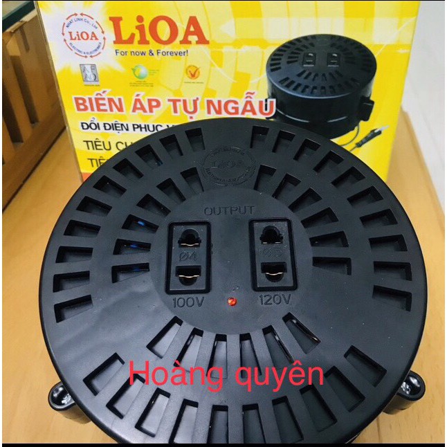 Ổ biến áp tự ngẫu 220v sang 100-110 vôn 1500w