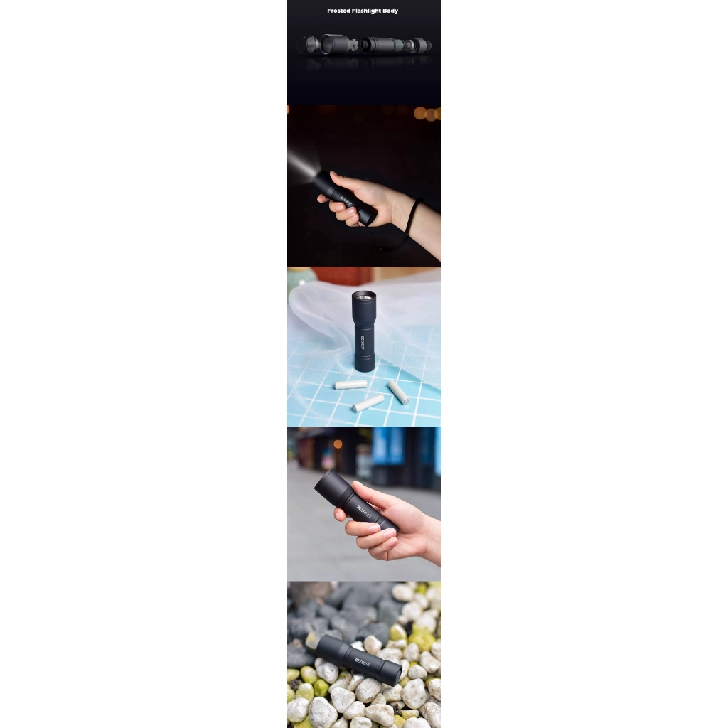 Đèn Pin Xiaomi Mijia Beeest 130m Siêu Sáng Chống Thấm Nước