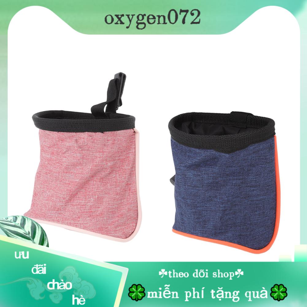 Oxygen072 Oxygen072 Dog Treat Pouch Túi đi bộ có thể thu gọn dành cho chó phân phối túi Poop tích hợp để dạo ngoài trời