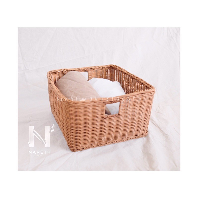 Khay đựng mây chữ nhật