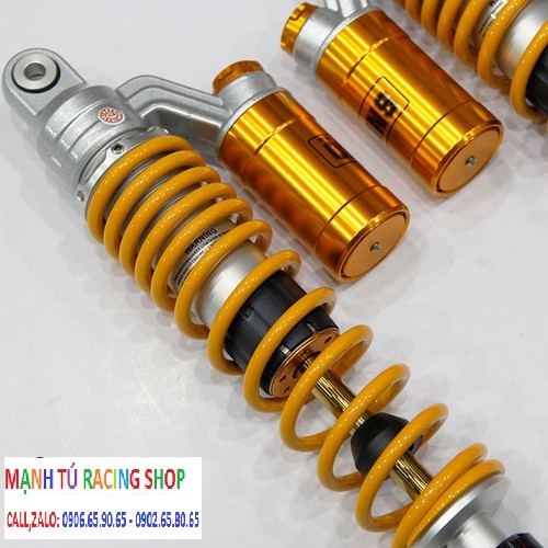 Phuộc ohlins gắn SHVN,SH Ý núm vàng tăng chỉnh thật