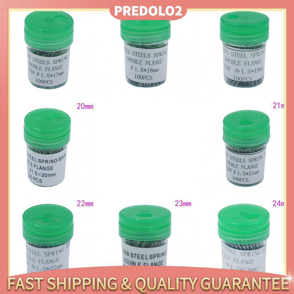 Set 2 / 100 Chốt Lò Xo 17mm Sửa Chữa Đồng Hồ Chuyên Dụng