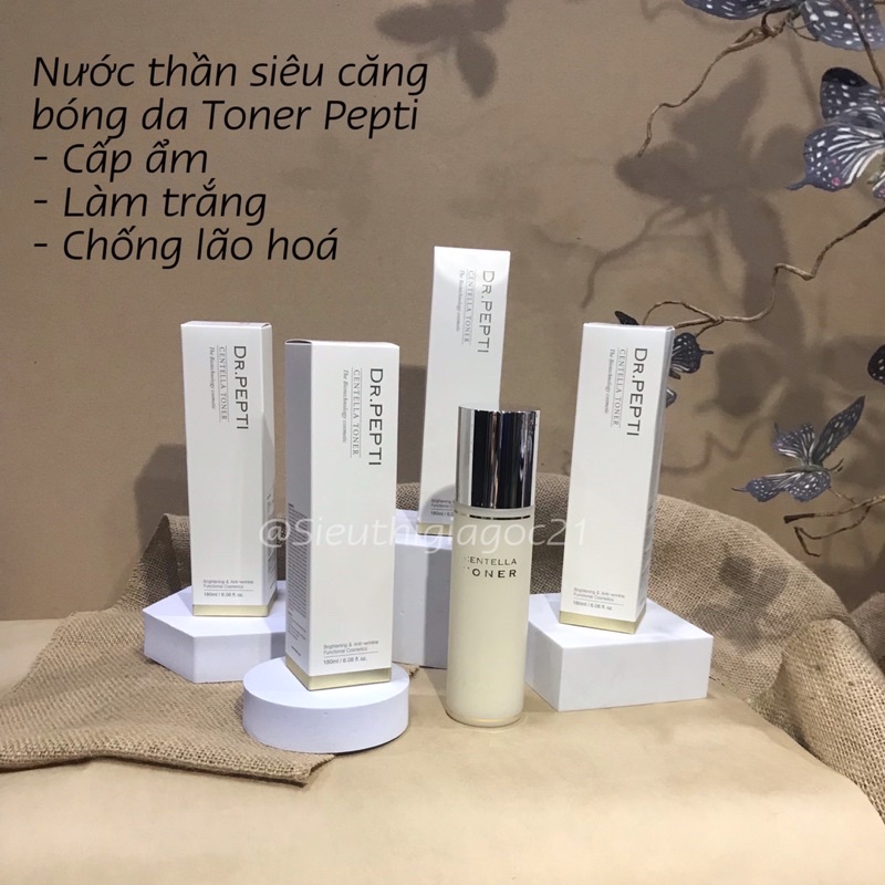 Nước hoa hồng căng bóng da Dr.Pepti Centella Toner | BigBuy360 - bigbuy360.vn