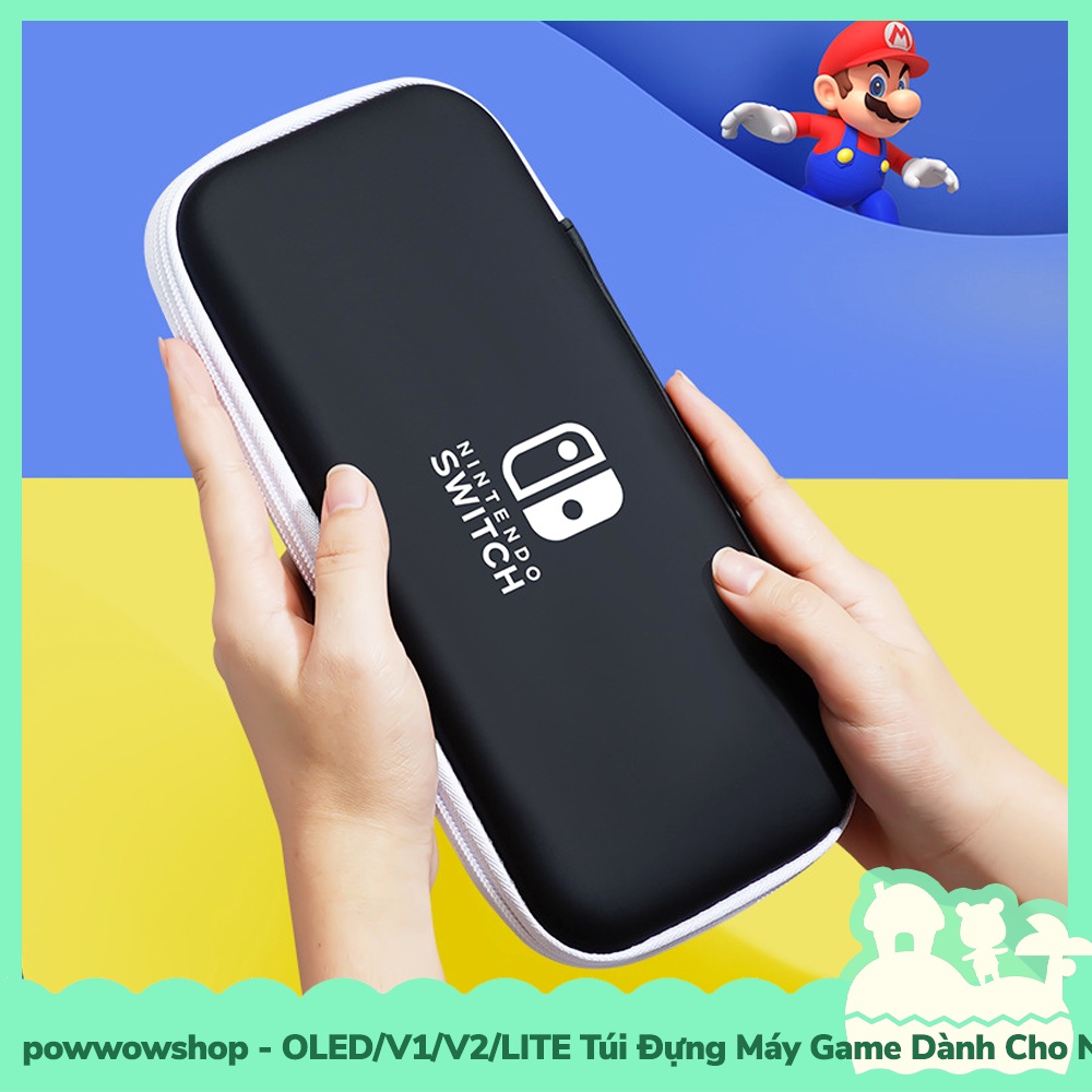 [Sẵn VN - Hỏa Tốc] Oled/V1/V2/Lite Túi Đựng Dành Cho Máy Game Cầm Tay Nintendo Switch Da PU+Eva Nhiều Mẫu