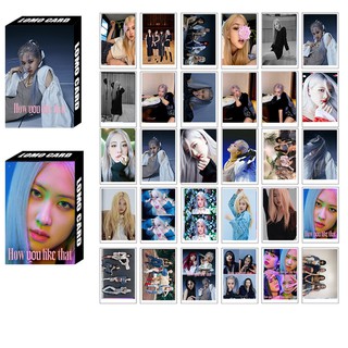 Lomo card Rose Blackpink hộp ảnh 30 thẻ ảnh thành viên Rose How you like that