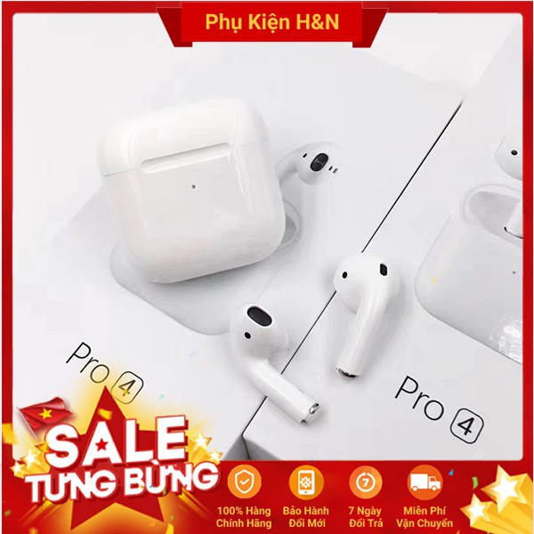 (BH 6 THÁNG) Tai Nghe Bluetooth Mini Pro 4 Không Dây - Hàng chính hãng - Tai nge ko dây | BigBuy360 - bigbuy360.vn