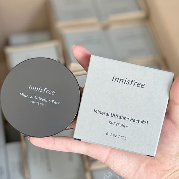 Phấn Phủ Siêu Mịn Innisfree Mineral Ultrafine Pact SPF25/PA++