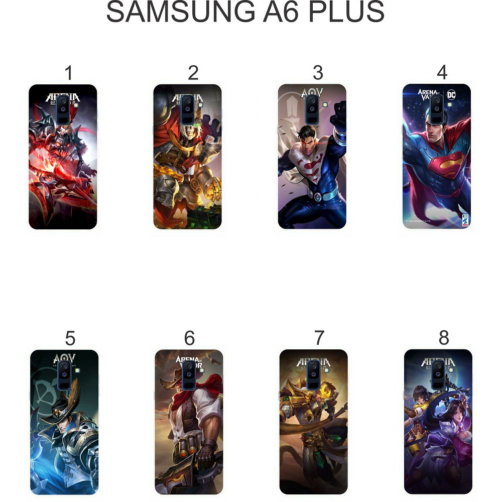 Ốp lưng Samsung A6 Plus dẻo in hình Liên Quân M2