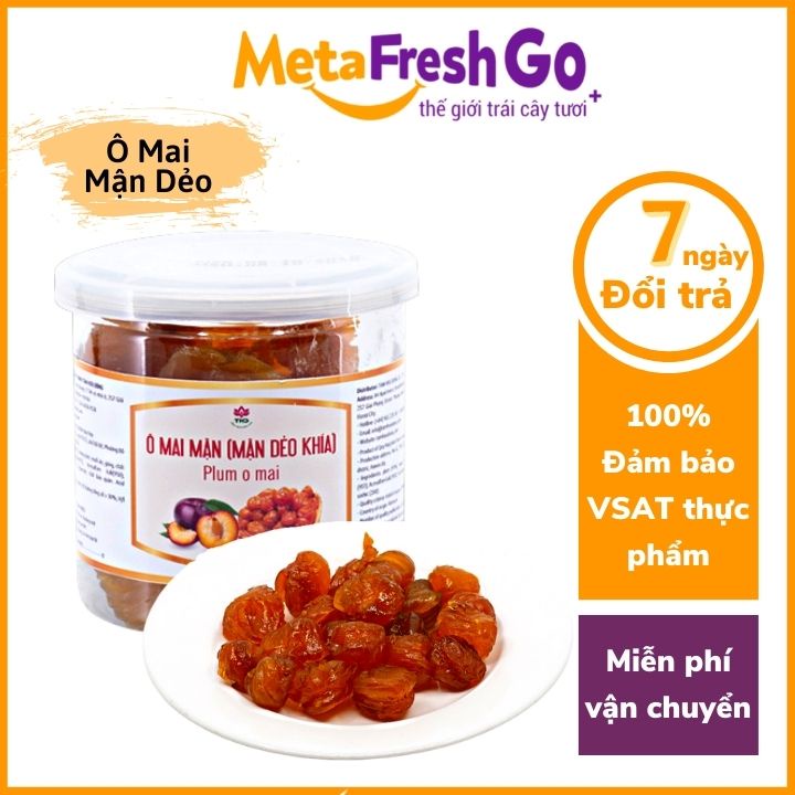 Ô Mai Mận Khía Loại Đặc Biệt Chua Ngọt Dịu, Ăn Vặt Đặc Sản Hà Nội - 200g | Meta Freshgo