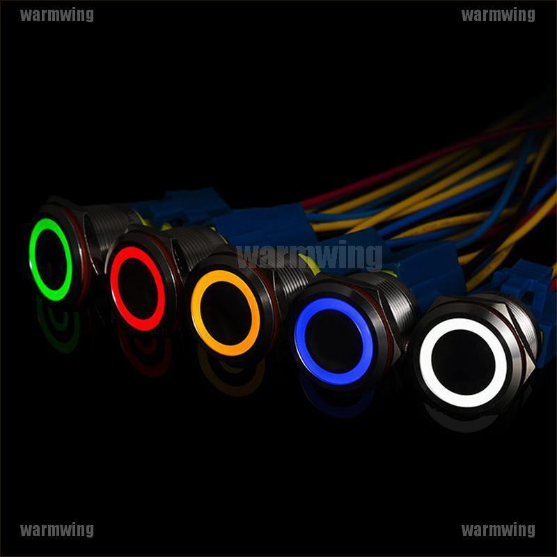 Công Tắc Đèn Led Bằng Kim Loại Màu Đen