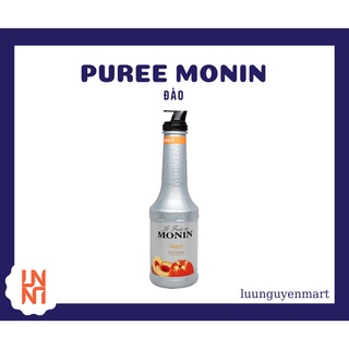 Mứt trái cây puree monin đào - chai 1 lít