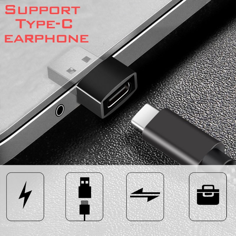 Cáp Chuyển Đổi USB A 2.0 Sang Type C OTG Cho Điện Thoại Di Động