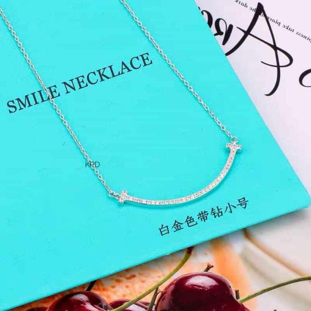 Dây chuyền smile bạc cute