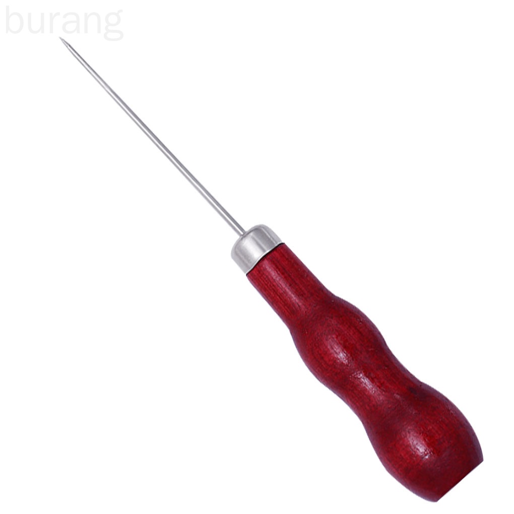 Set 4 dùi đục lỗ bằng thép không gỉ có tay cầm dùng làm đồ da DIY tiện lợi
