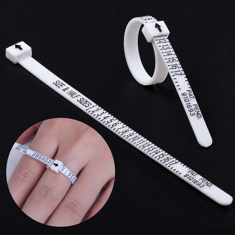 Thước đo kích thước ngón tay, vòng đeo tay thước đo thước đo chuẩn nhẫn đo vòng nhẫn, kích thước nhẫn nhẫn kích thước số đo công cụ thước đo tạo tác