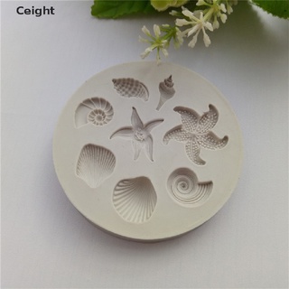 Khuôn silicone làm bánh / sô cô la hình vỏ sò / ốc sò sinh học