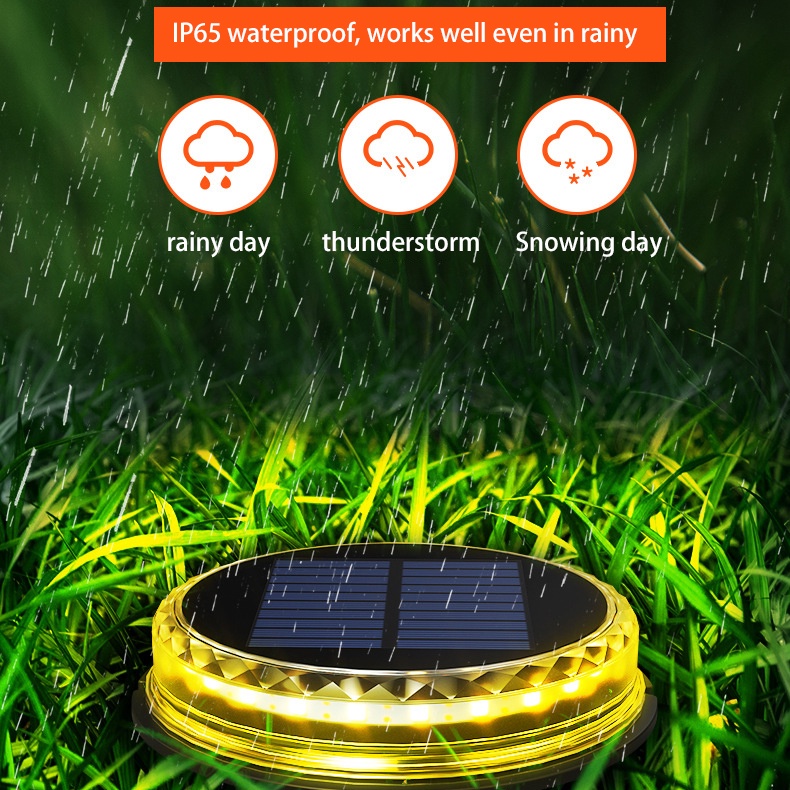 Đèn Led Năng Lượng Mặt Trời Chống Thấm Nước Trang Trí Sân Vườn Ngoài Trời