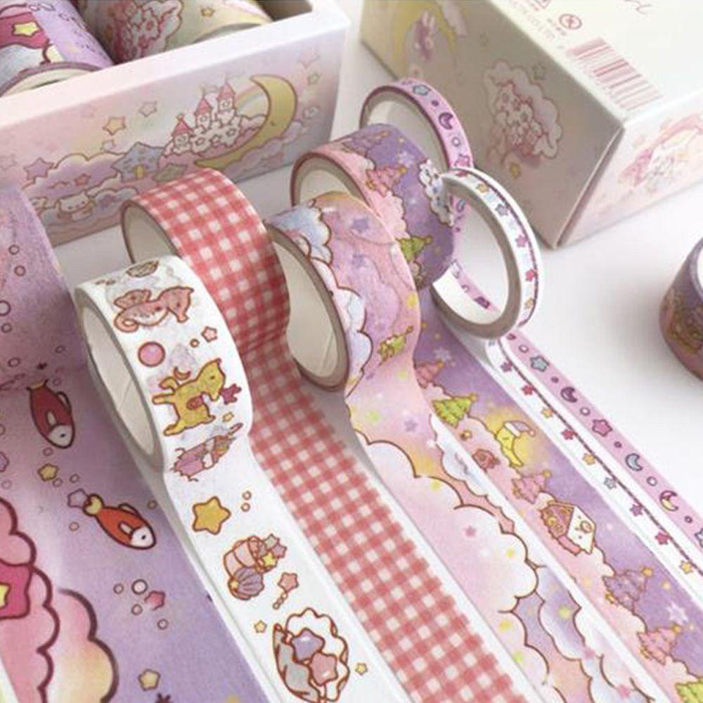 CHOOKEY Bộ 8 Cuộn Băng Keo Dán Hình Dễ Thương