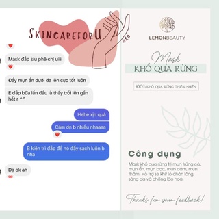 LEMONMASK-BỘT KHỔ QUA RỪNG HANDMADE