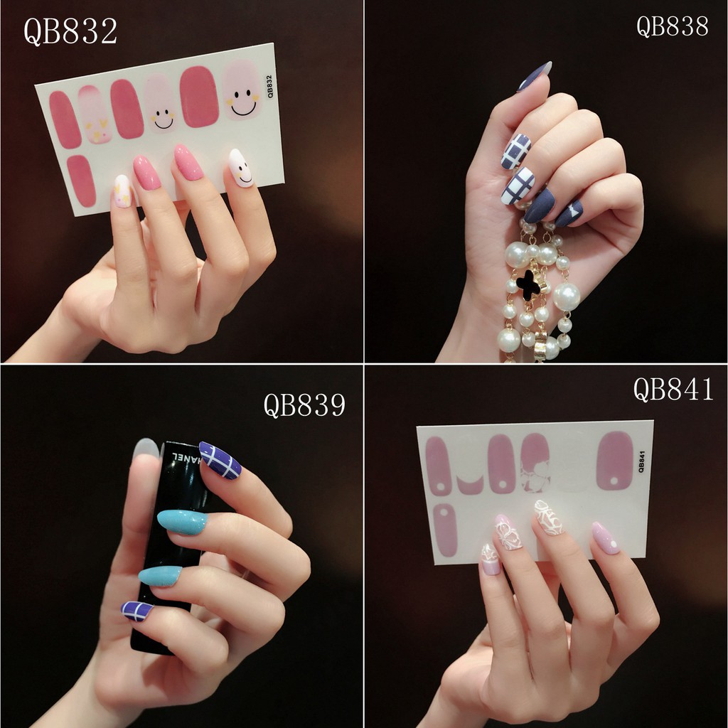 Nail dán móng đẹp đón tết