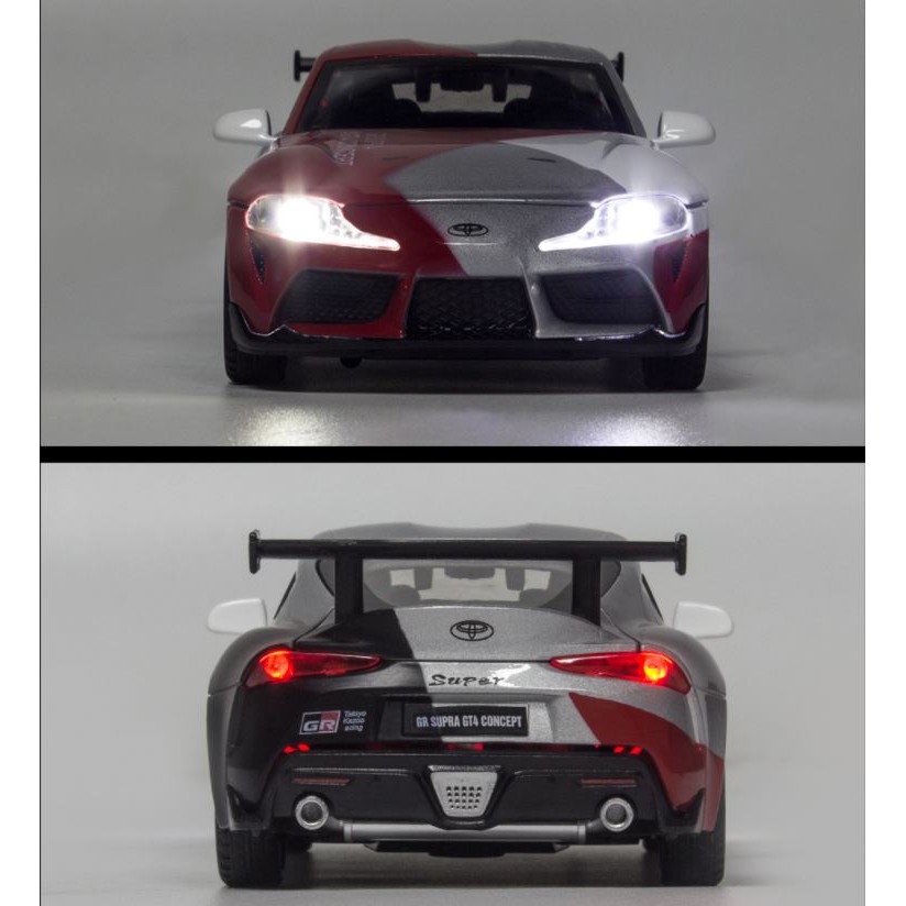 Siêu xe mô hình kim loại Toyota Supra Devil GT4 Super Sports Tỷ lệ 1:32