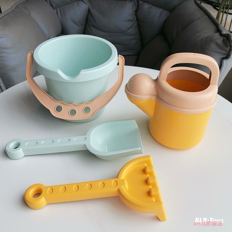 Đồ Chơi Xe Đẩy Bằng Lúa Mạch Thân Thiện Với Môi Trường Phong Cách Bắc Âu