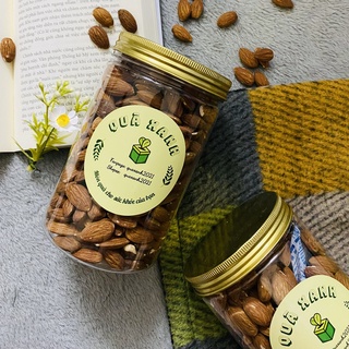 Hạnh nhân sấy nguyên vị 500 gram, nhập khẩu từ Mỹ