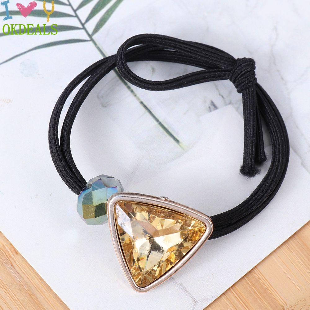 Dây Buộc Tóc Cao Su Co Giãn Nhiều Màu Phong Cách Hàn Quốc Thời Trang