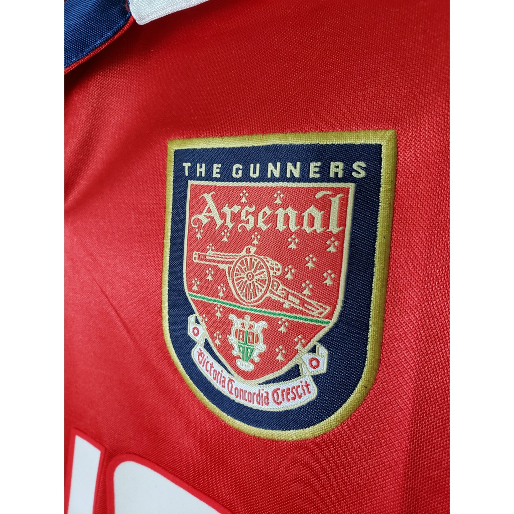 98-99 Arsenal Home Long Tay áo bóng đá Retro Bóng đá