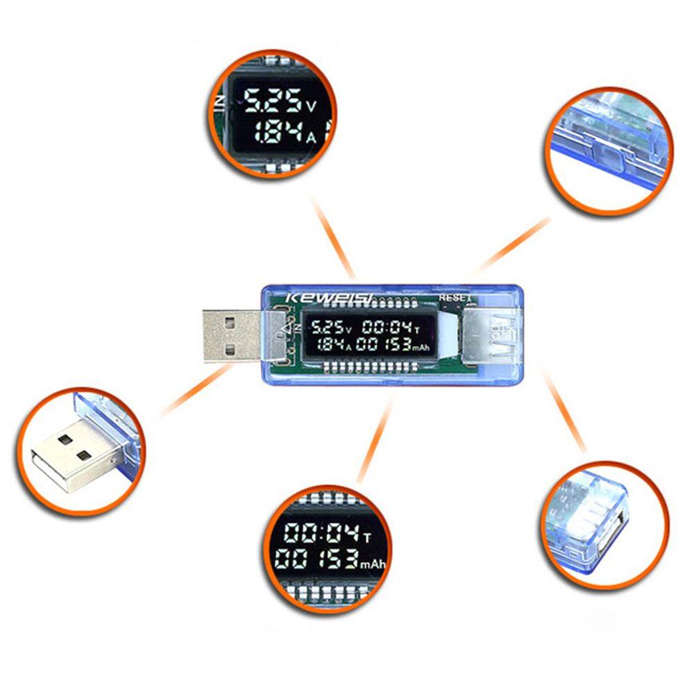 KRNY Thiết Bị Kiểm Tra Điện Áp USB Mini Độ Chính Xác Cao