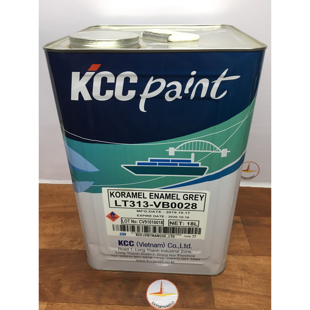 Sơn KCC Koramel Enamel Grey LT313-VB0028 (18L)