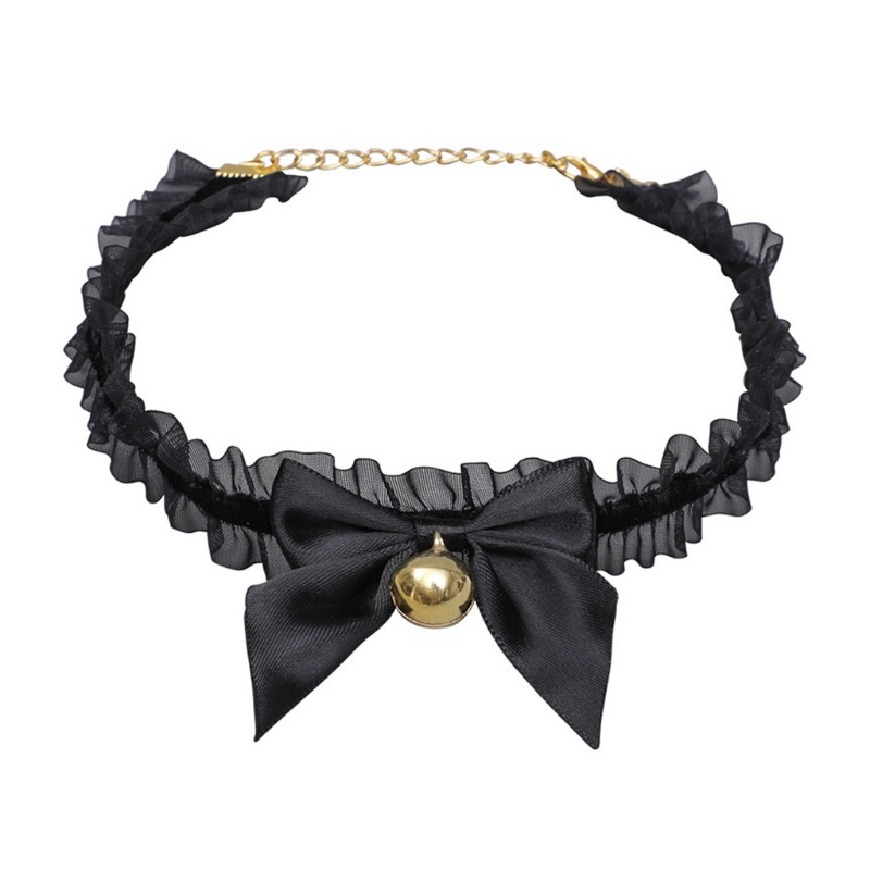 Vòng Cổ Choker Ren Phối Nơ Phong Cách Lolita Nhật Bản