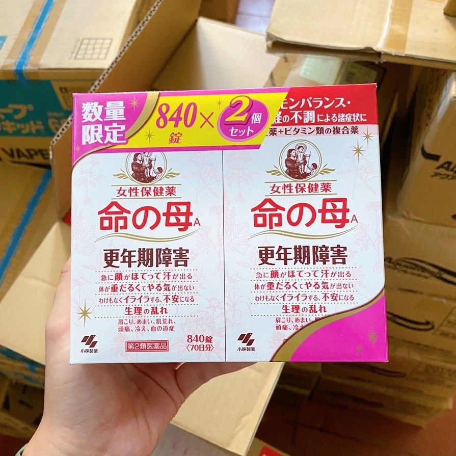 Viên Uống Tiền_Mãn_Kinh_Kobayashi Nhật Bản 840 Viên - Viên Uống Kèo Dài Tuổi Thanh Xuân - myphamchinhhangladycare