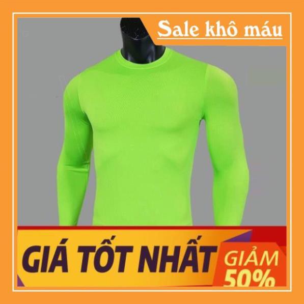 hàng bán chạy - hàng chính hãng - Áo thun nam body giữ nhiệt dài tay cực đẹp màu đen