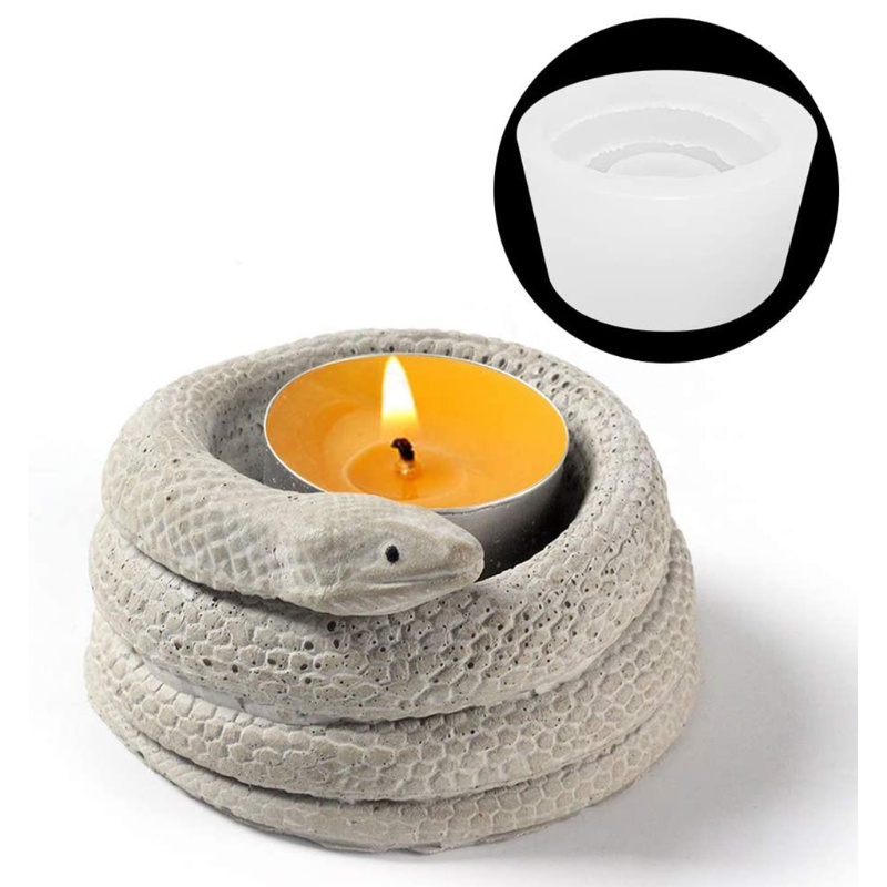 Khuôn Silicone Tạo Hình Rắn 3D Làm Đồ Thủ Công DIY Cho Bé