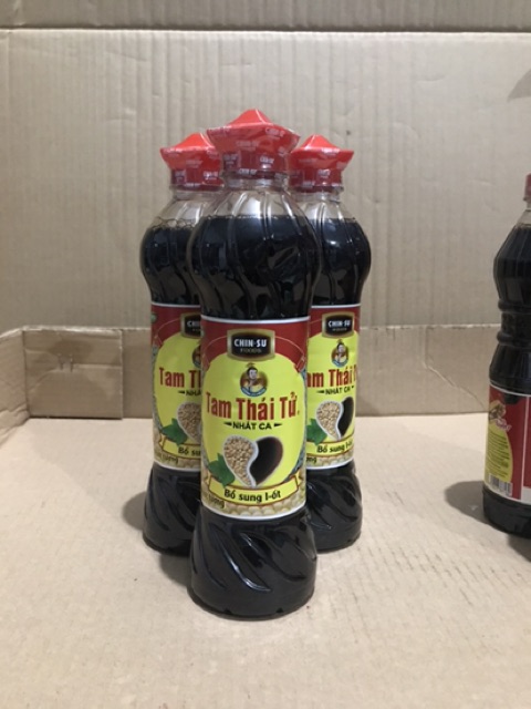 Nước tương/ Xì dầu Tam thái tử nhất ca nhị ca 500ml