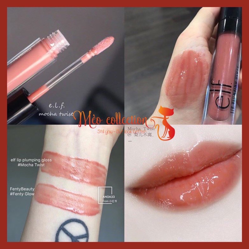 Son bóng E.L.F (ELF) Lip Pluming Gloss màu Mocha Twist | BigBuy360 - bigbuy360.vn