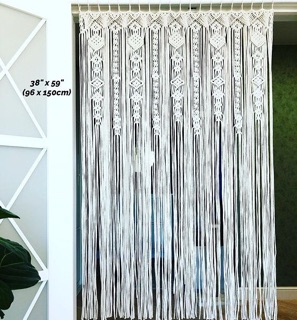 rèm trang trí rèm cửa vách ngăn Macrame