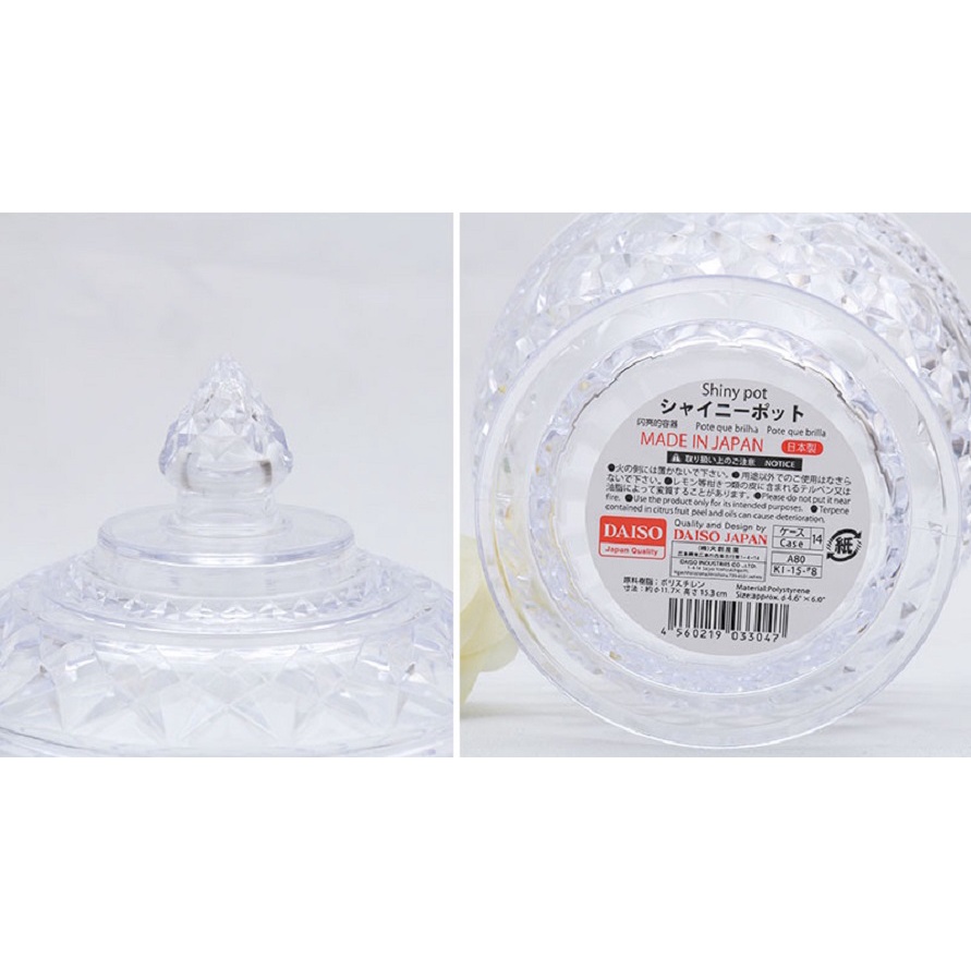 Daiso Hũ nhựa có nắp